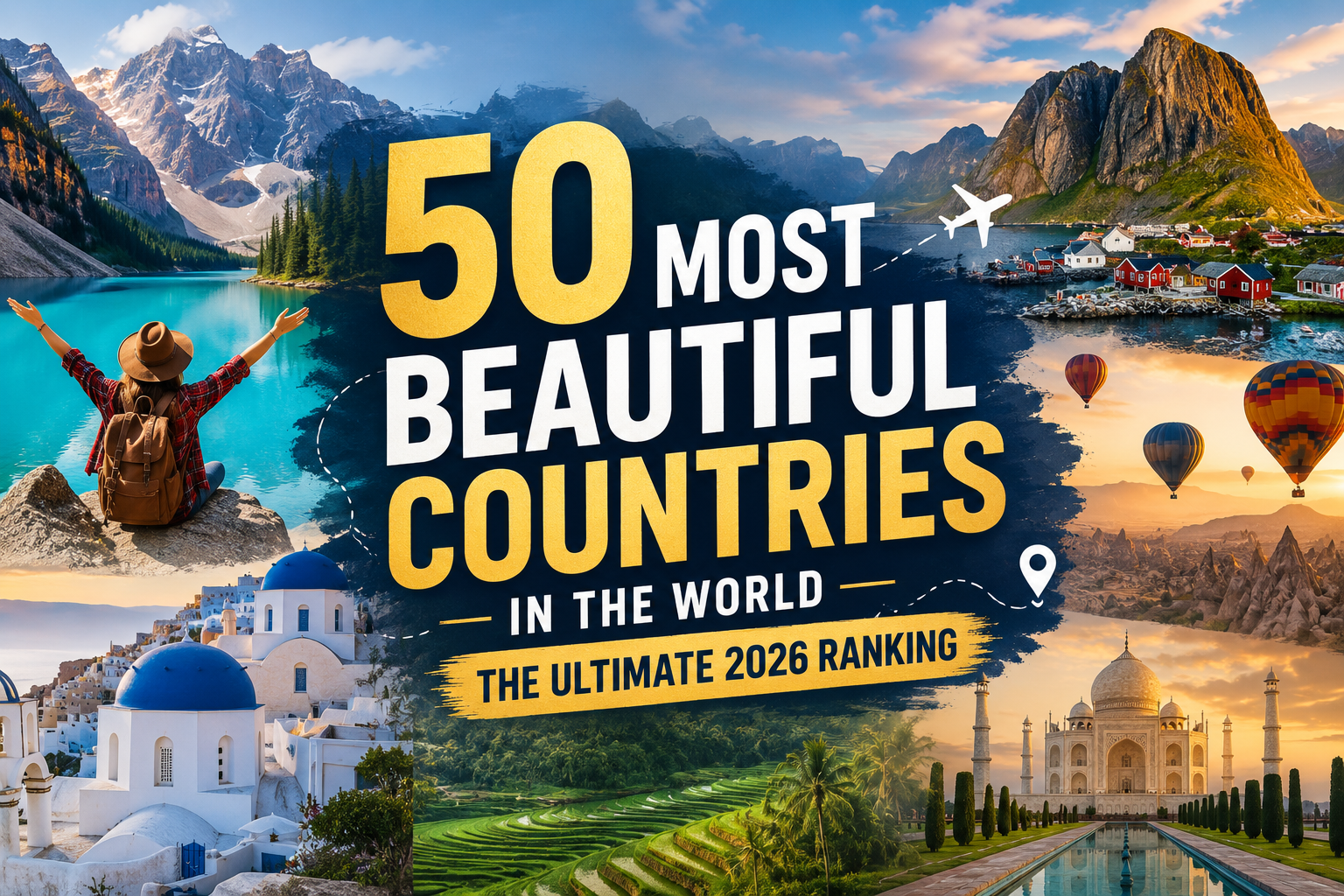 50 Most Beautiful Countries in the World — The Ultimate 2026 Ranking
