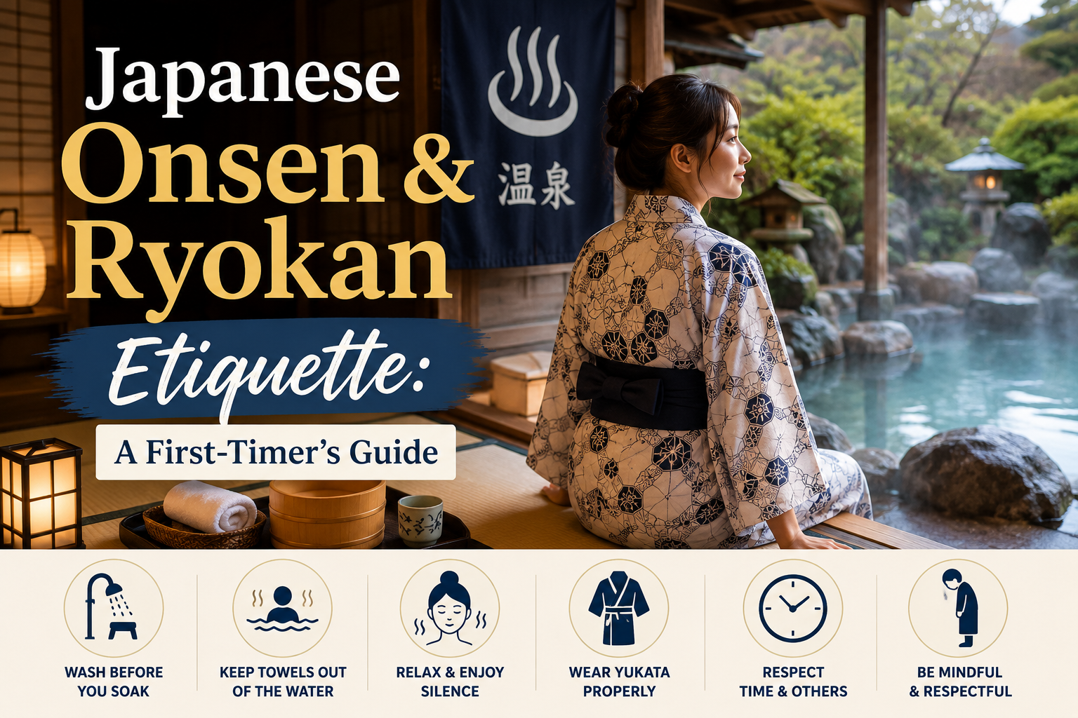 Japanese Onsen & Ryokan Etiquette: A First-Timer’s Guide