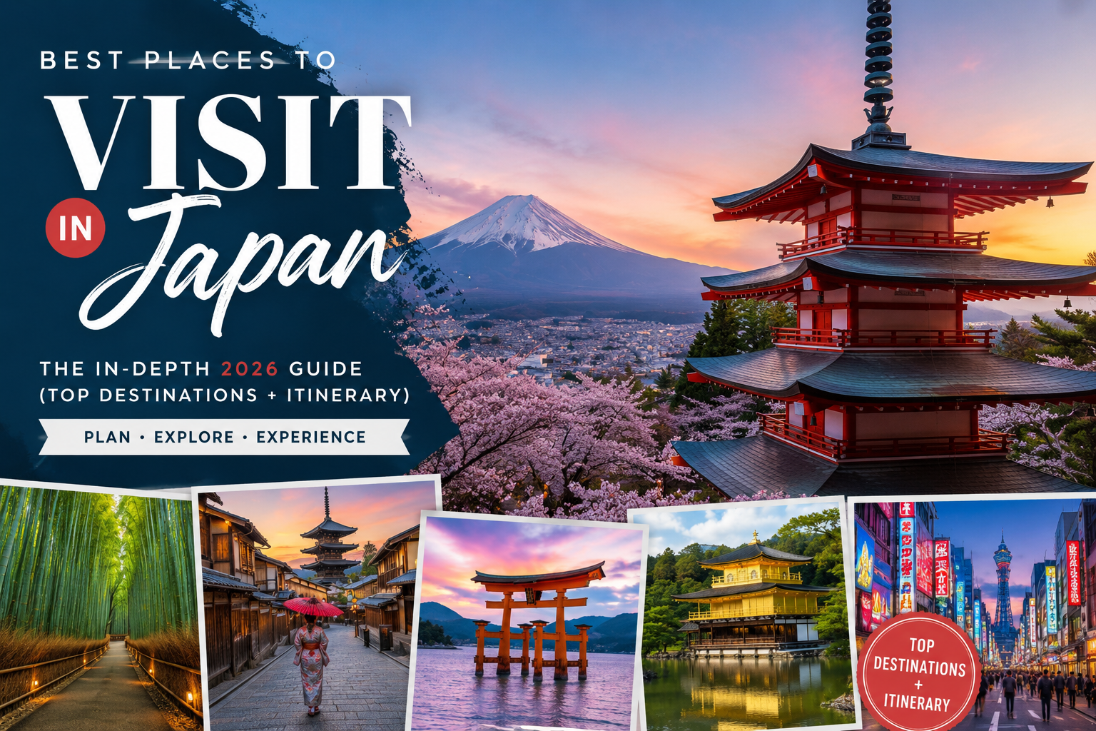 Best Places to Visit in Japan: The In-Depth 2026 Guide (Top Destinations + Itinerary)
